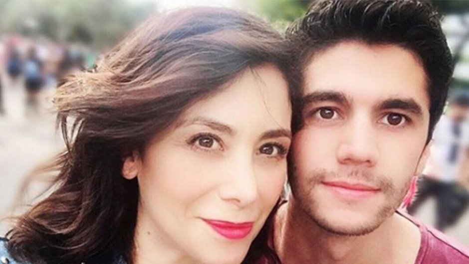 Yamna Lobos junto a su pareja Rodrigo Ramírez.