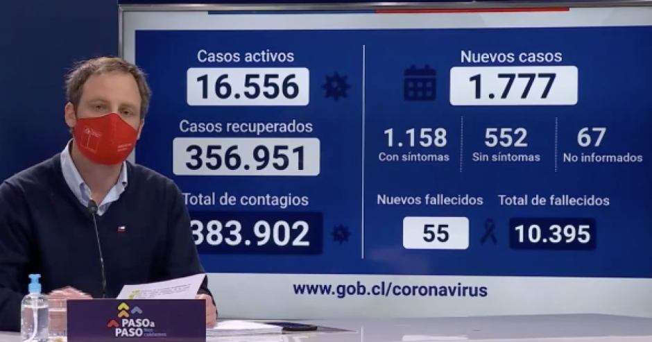 Imagen: captura de pantalla informe Minsal.