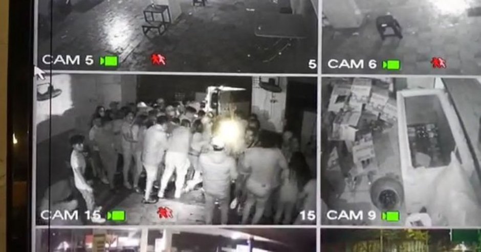 Las cámaras de seguridad del recinto muestran la masiva convocatoria.