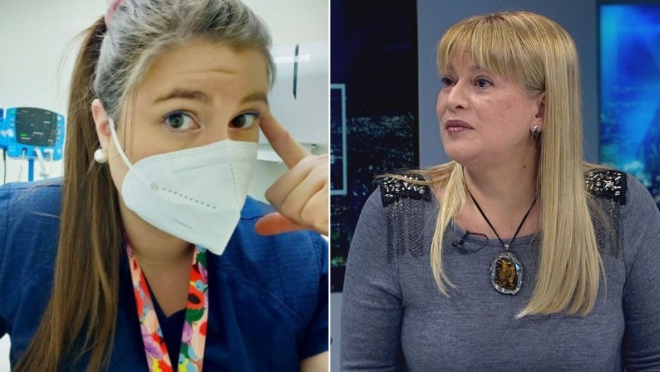 Enfermera Pola Álvarez / Ministra vocera de la Corte Suprema Ángela Vivanco
